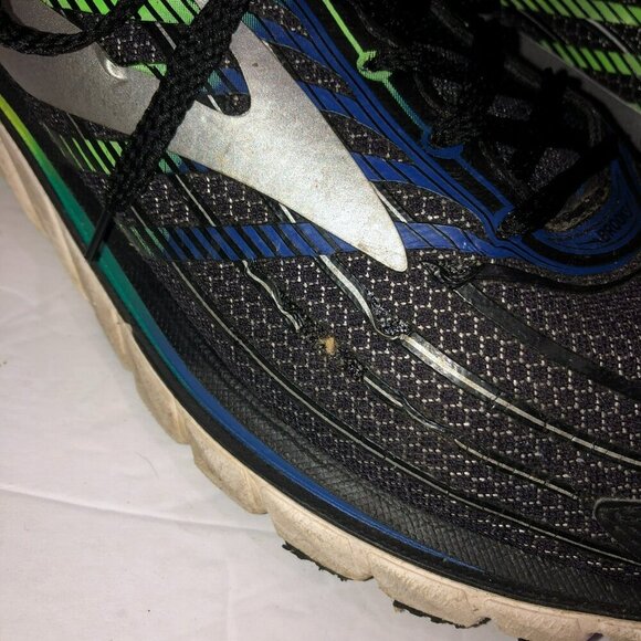 Brooks Mens Size 12.5 Black Blue Green Glycerin 15 Running Sneakers Shoes main image 12
